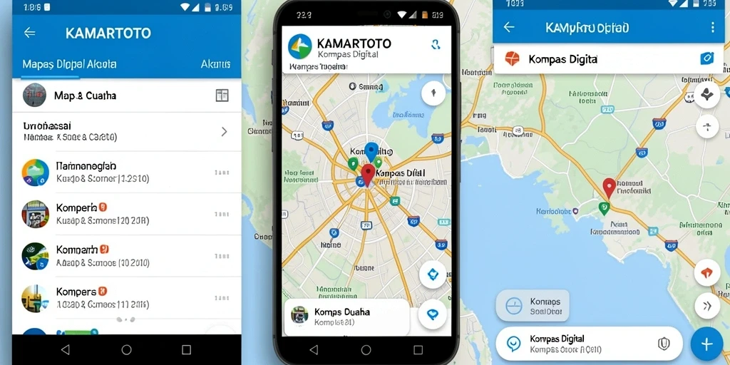 Tampilan antarmuka KAMARTOTO yang sederhana dan informatif.